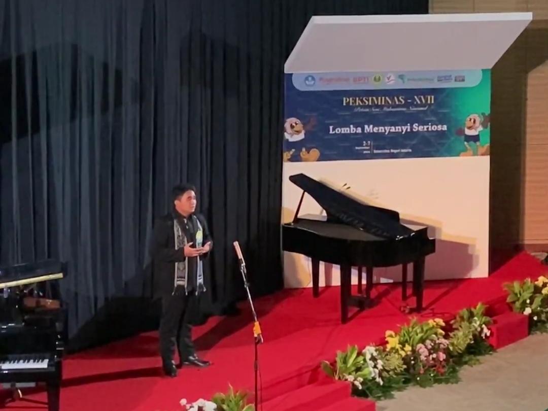 PEKSIMINAS (Pekan Seni Mahasiswa Nasional) XVII 2024 UNJ Tangkai Lomba Menyanyi Seriosa