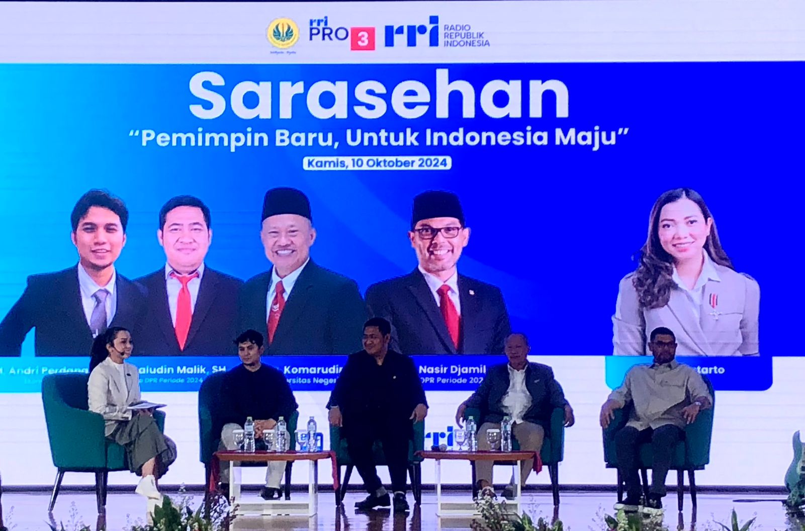 SINERGI PRODI ILMU KOMUNIKASI UNJ DENGAN  RRI : SARASEHAN “PEMIMPIN BARU, UNTUK INDONESIA MAJU”