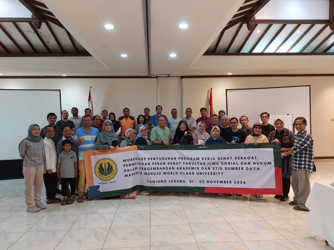 WORKSHOP PROGRAM KERJA SENAT FAKULTAS ILMU SOSIAL DAN HUKUM TAHUN 2024