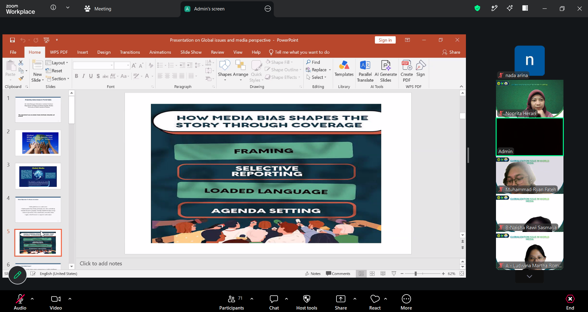 Sesi tanya-jawab mahasiswa dengan dosen tamu internasional